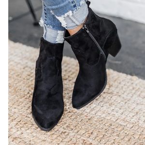 Suede Booties
